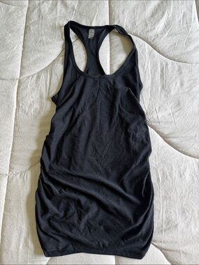 Beyond the Bump Black Racerback Tank Dress